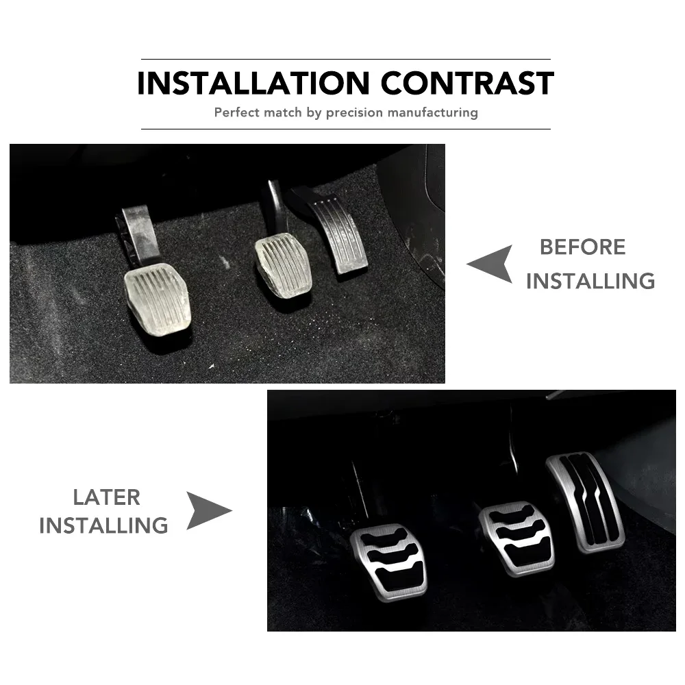 For Ford Kuga Escape 2020~2024 Car No Drilling Brake Quality Accelerator Auto Alloy Pads Interior Parts Acessorie Gas Foot Pedal