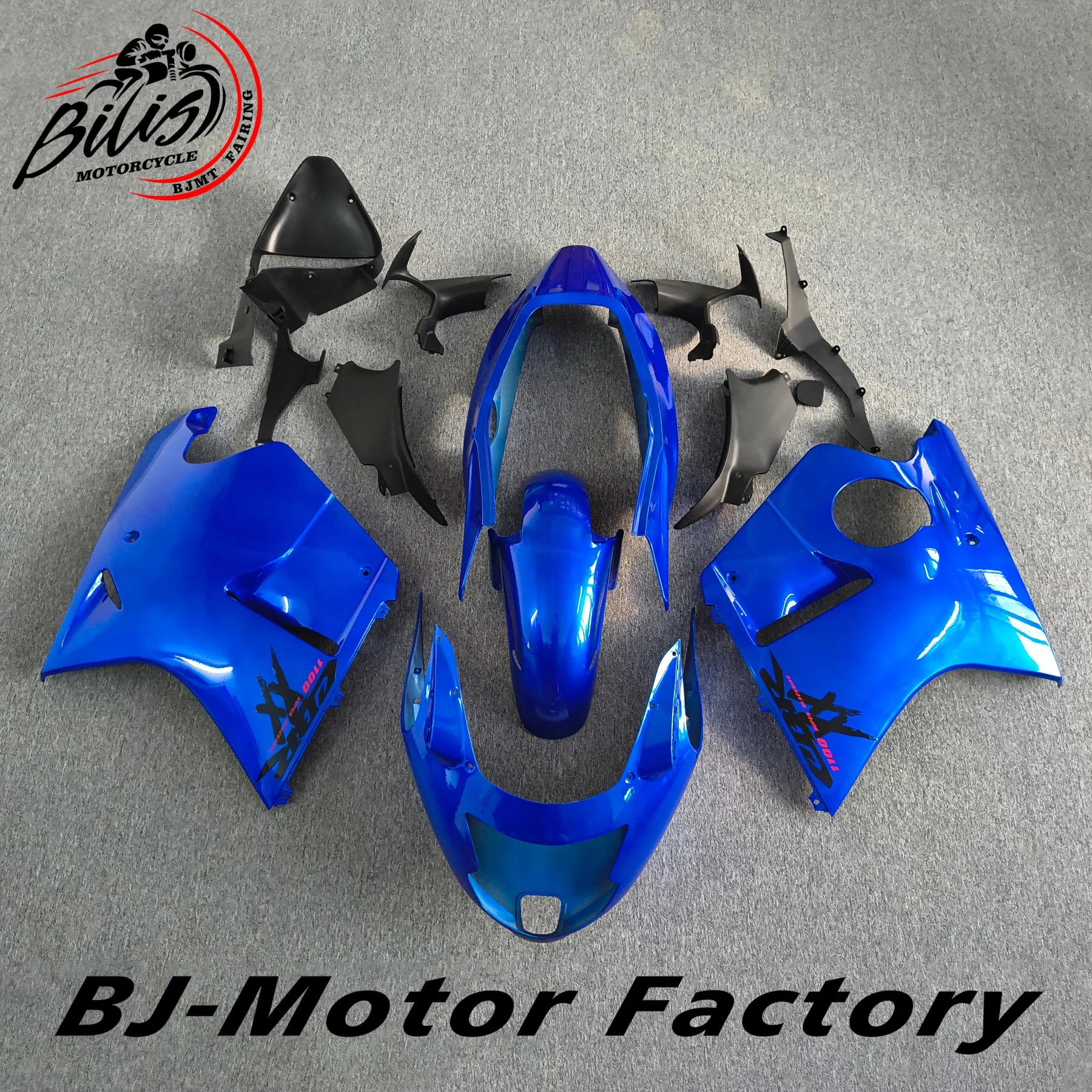 

Motorcycle Moto Bike ABS Plastic Bodywork Full Fairing Kit For HONDA CBR1100XX CBR1100 1996 To 2007 Blackbird CBR Black Gold