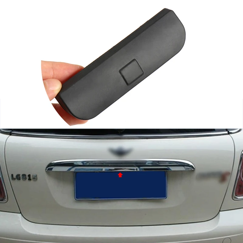 Car Rear Bumper Trunk Back Door Handle Button Cover For MINI Cooper One R50 R52 R55 R56 Exterior Decoration Accessories