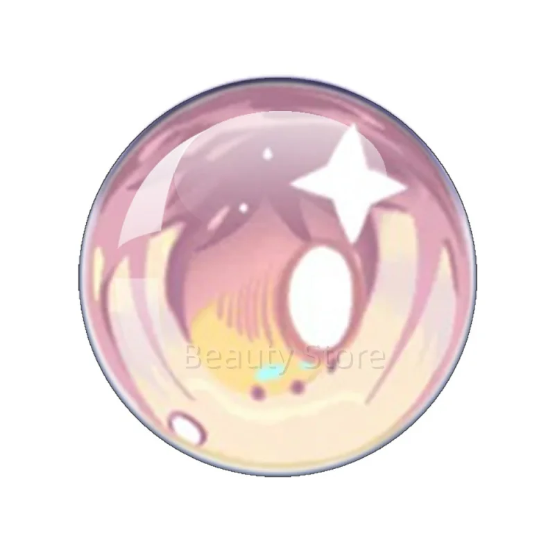 10MM-40MM Blyth BJD Girl Toy Glass Doll Eye Chips Cabochon DIY Doll Jewelry Eye Pupil Part16 12Pcs Handmade Drop Glue Gift view 3