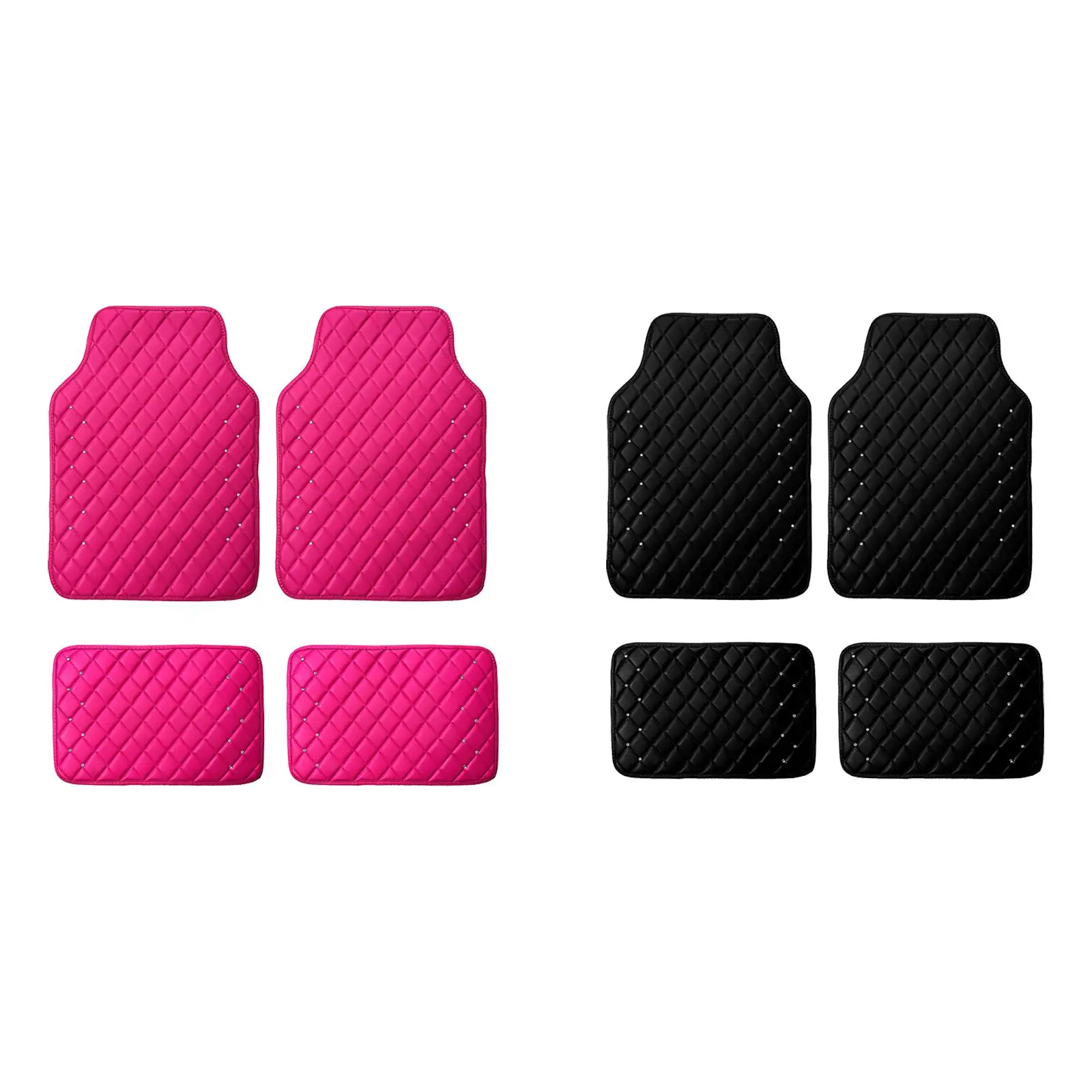 4 Pieces Car Floor Mats Waterproof High Performance Automotive Floor Mats for