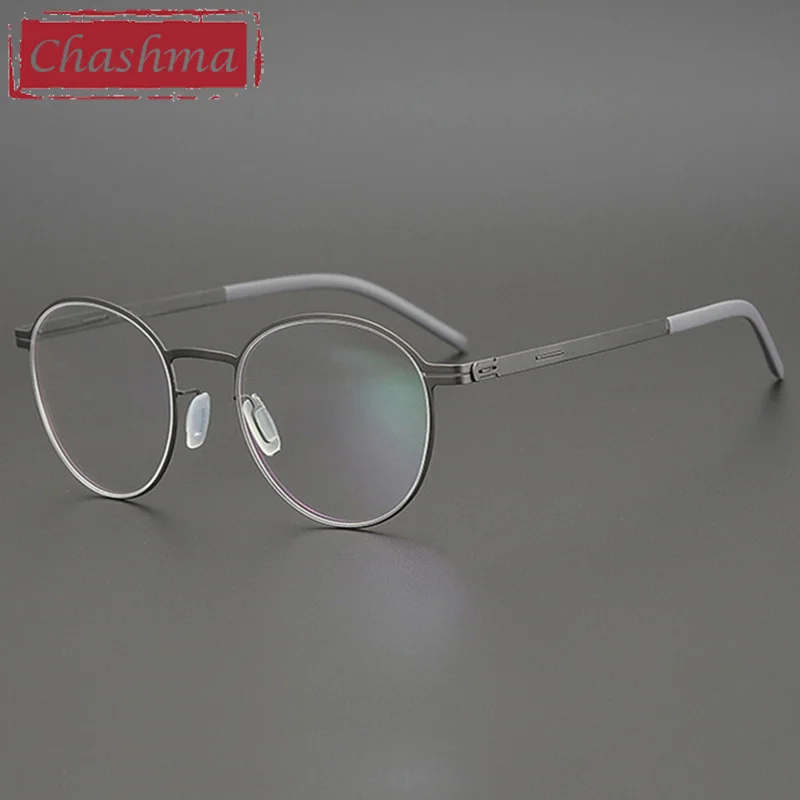 

Chashma Ultra Light Round Men Prescription Glasses Male Retro Optical Eyewear Spectacles Top Quality Eyeglass for Women