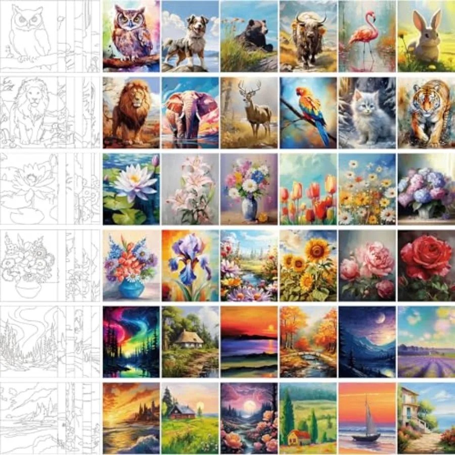 

36 шт. холстов для рисования 8 x 10 дюймов с предварительно нарисованным изображением «Афро-королева», предварительно натянутые холсты для рисования для взрослых, принадлежности для вечеринок «Пей-и-рисуй»