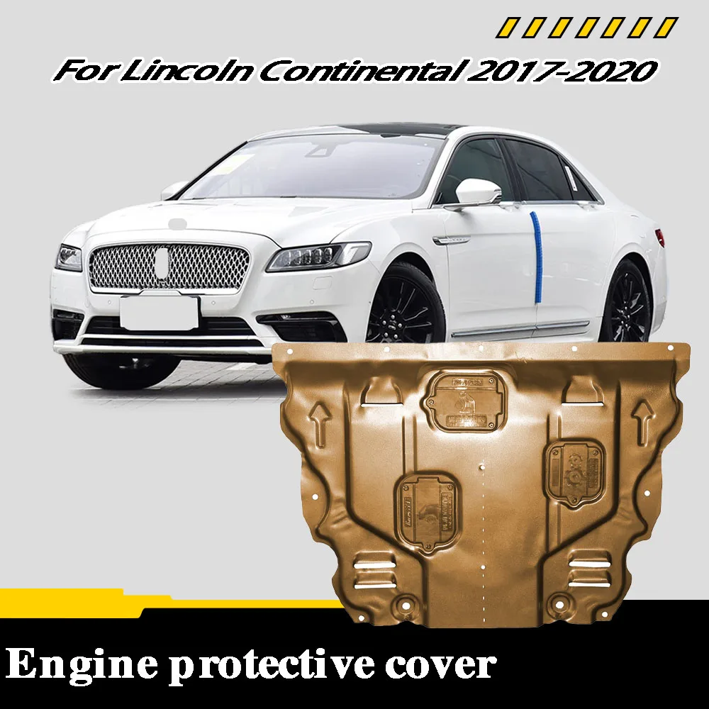 

For Lincoln Continental 2017-2020 2.0T/3.0T Engine Chassis Shield Splash Bottom Protection Board Car Accessories Under Cover
