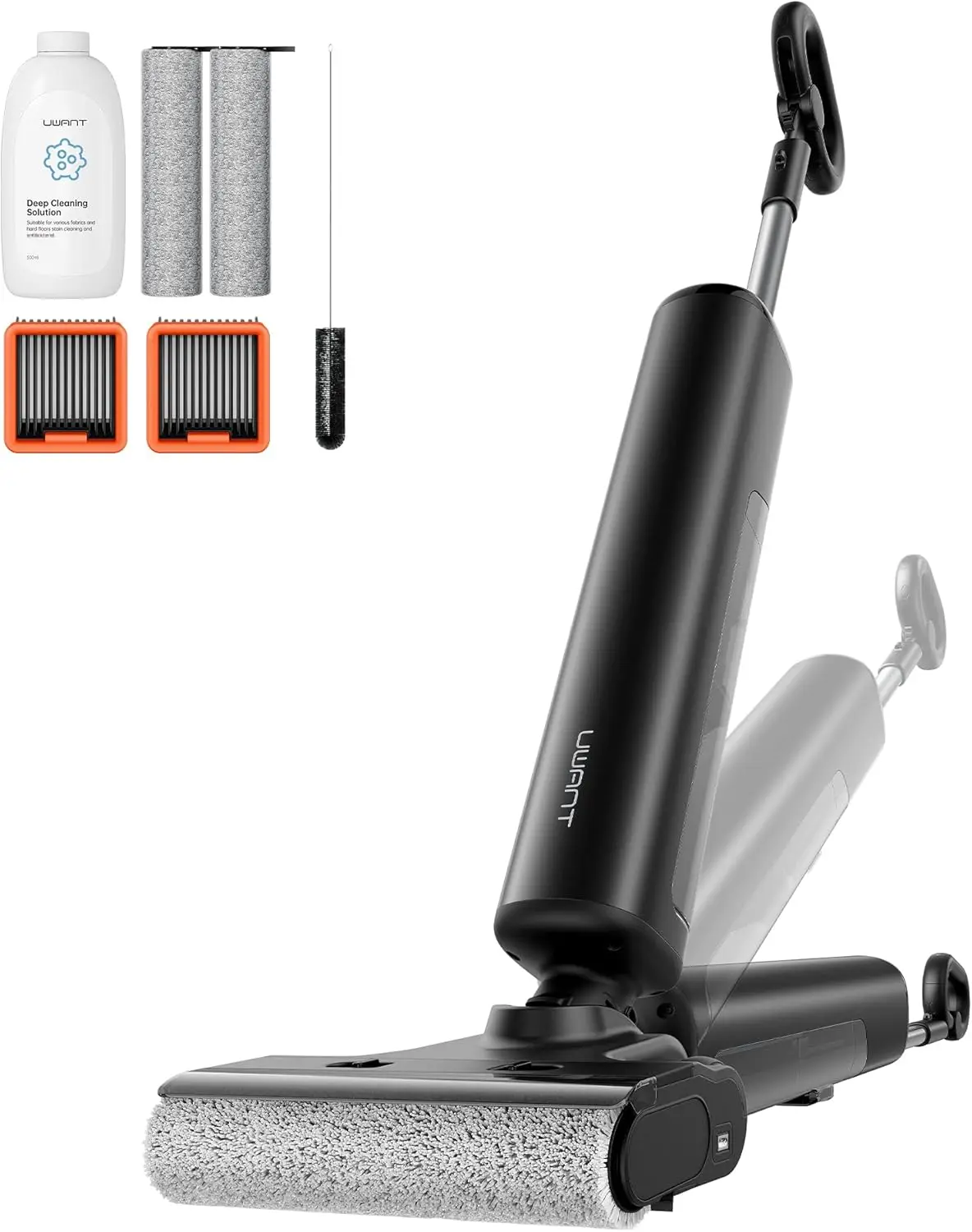 

180° Lay-Flat Wet Dry Vacuum Mop with 100℃ Hot Water, Air Drying, and 23000Pa Suction for All-in-One Cleaning