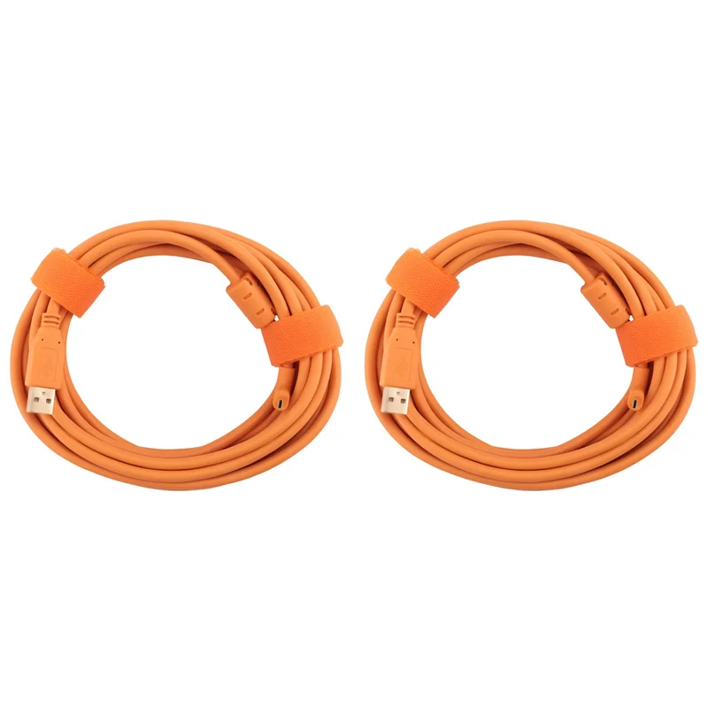 

-A03R 2Pcs 5M SLR Camera Computer USB Mini 8Pin Tethered Shooting Cable For Nikon D750 D7100 D7200 DF