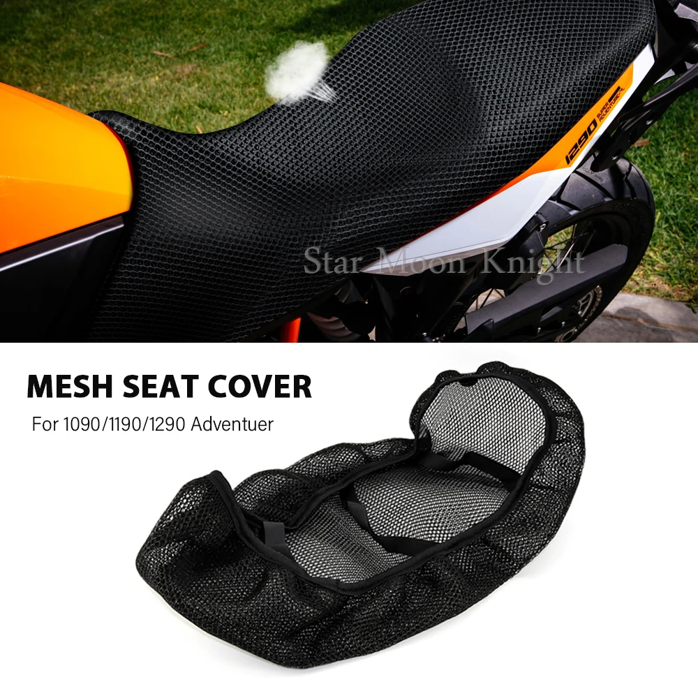 Motorcycle Accessories 3D Breathable Mesh Seat Cushion Cover Waterproof Sun Protection Cover For 1090 1190 1290 Adventuer