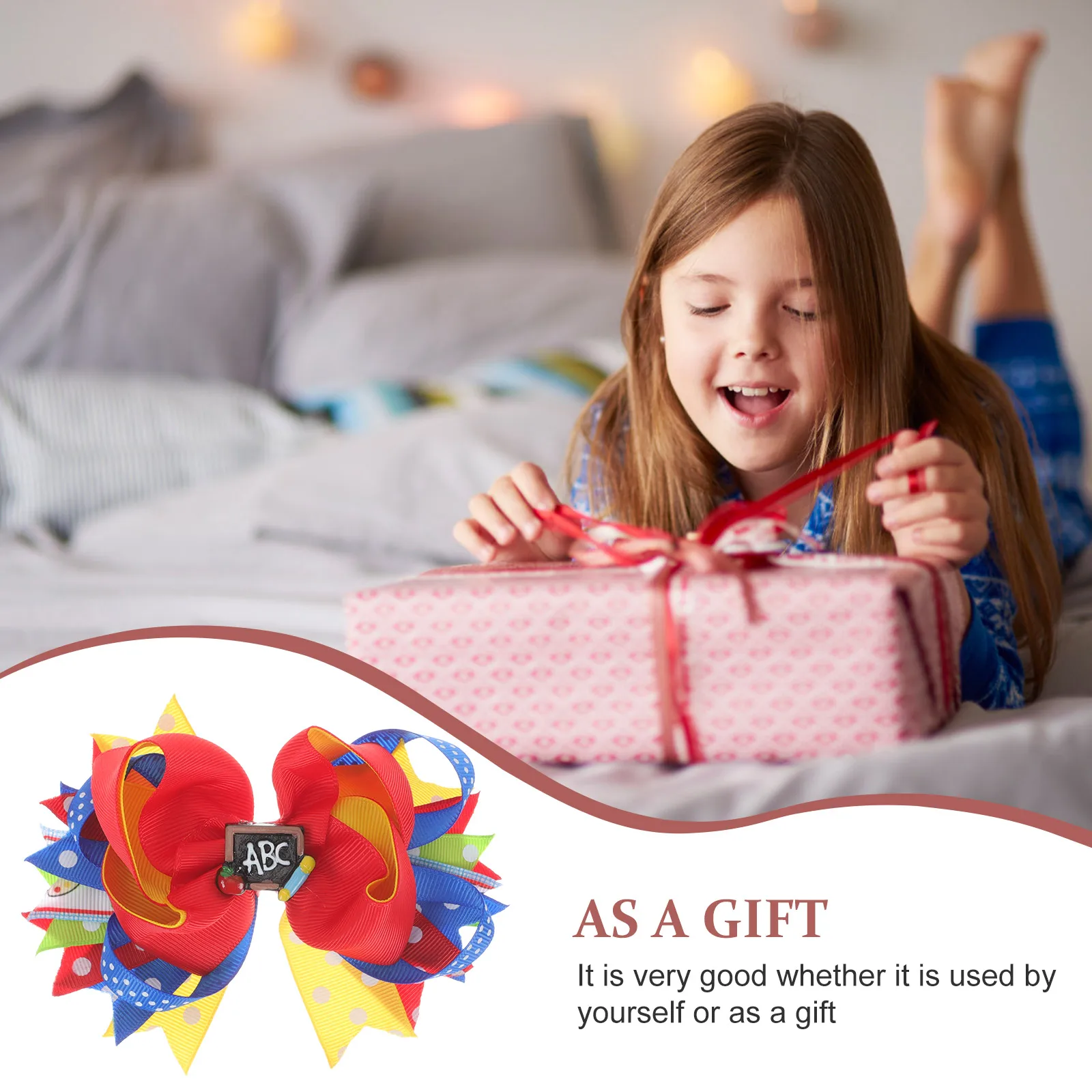 

2Pcs Butterfly Hair Bows Clips Baby Girls Toddler Hair Accessories Birthday Christmas Party Gifts Bows for Girls