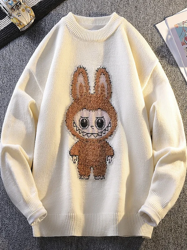 

Утепленный вязаный свитер для подростков и студентов, модный мужской зимний базовый слой, повседневная кофта с длинным рукавом и круглым вырезом