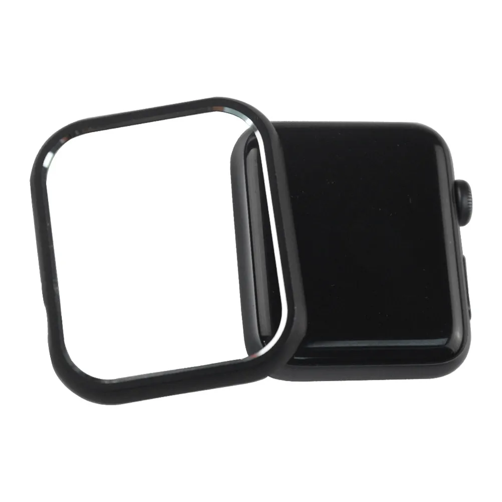 

44Mm Aluminum Alloy Watch Protector Metal Protective Frame for Band Iwatch4 Plating Shell Case Cover Black Full
