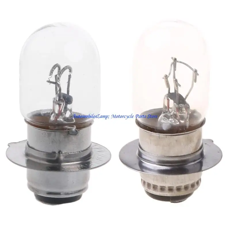 H7BD Bright Motorbike Front Light Bulb T19 P15D-25-1 for DC 12V 35W White Headlight B
