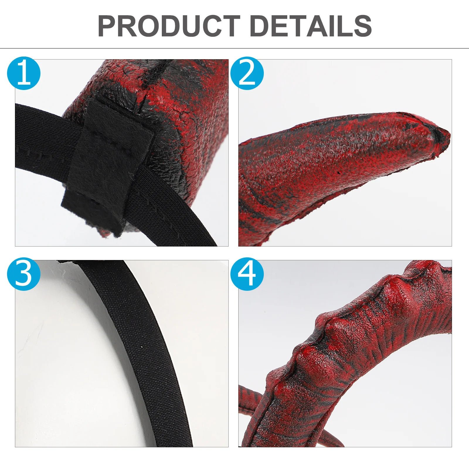 

1pc Devil Headdress Lightweight Horn Hair Hoop Costume Party Hair Carnival Celebration Prop Creative Headdress For Festival