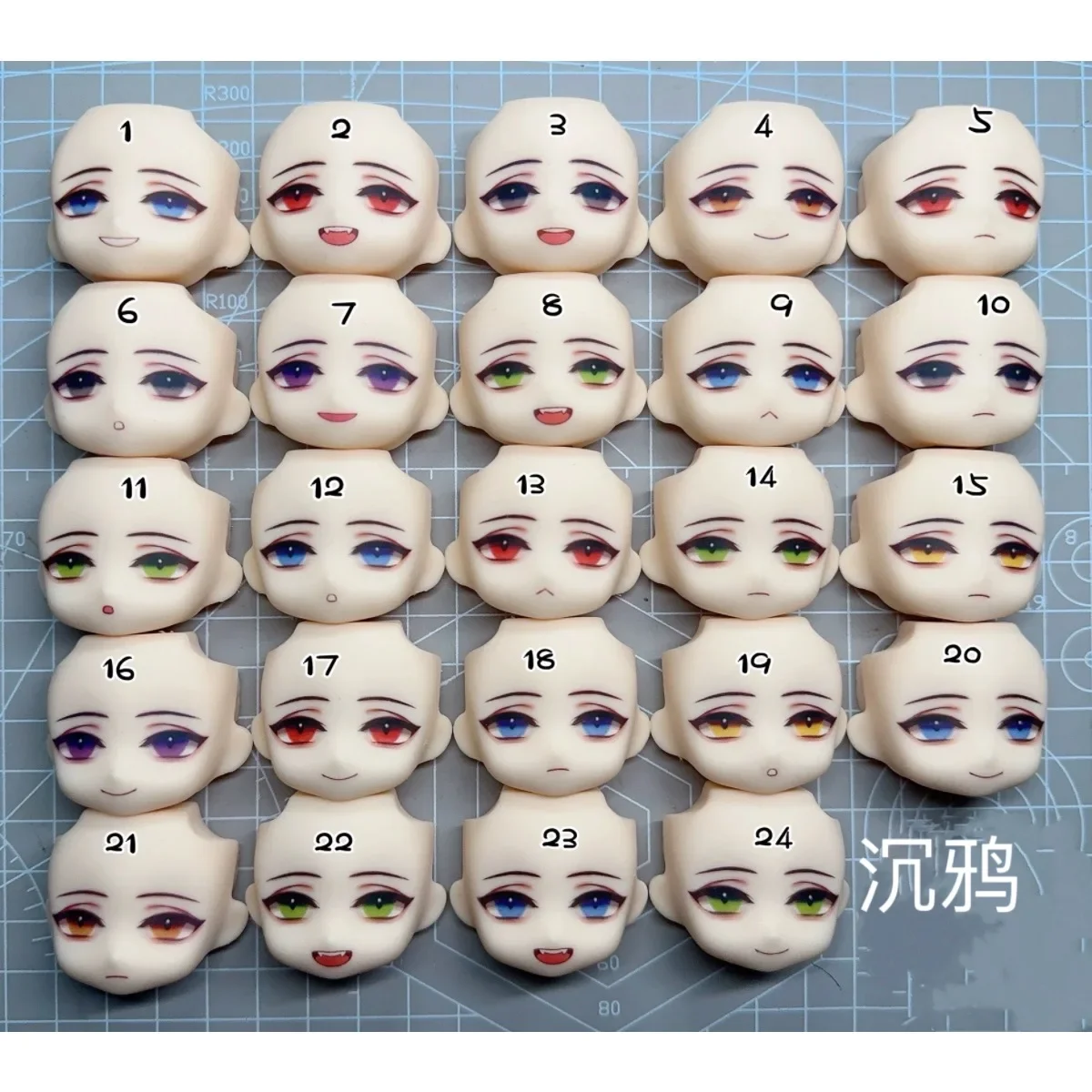 

Anime Original Design Ob11 Face Chenya Handmade Water Sticker Faceplate Game Cosplay Toy Accessories