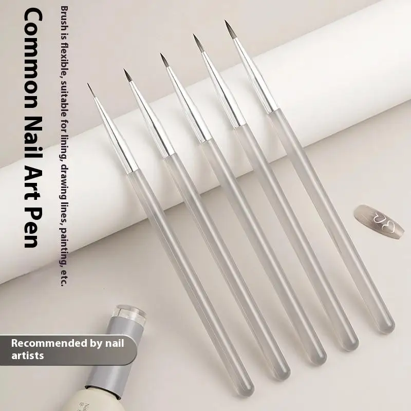 Nail Drawing Painting Line Brush Nail Art Brush Checker UV Gel Brush Detail Brush Nail Art Tool Acrylic DIY Design Manicure Tool