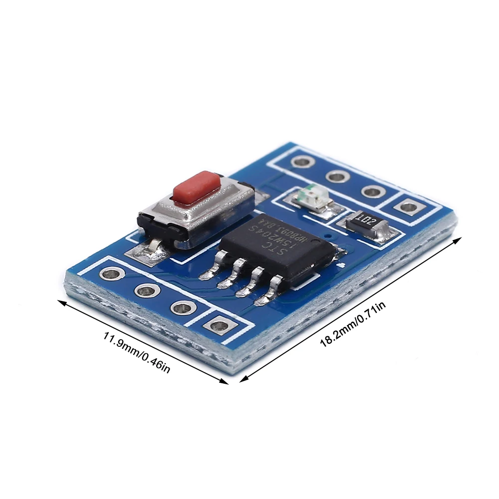 Stc15w 204S Minimum Ontwikkeling Board 51 Leren Microcontroller Systeem Board Mcu Ondersteuning Pwm Eenvoudige Installatie