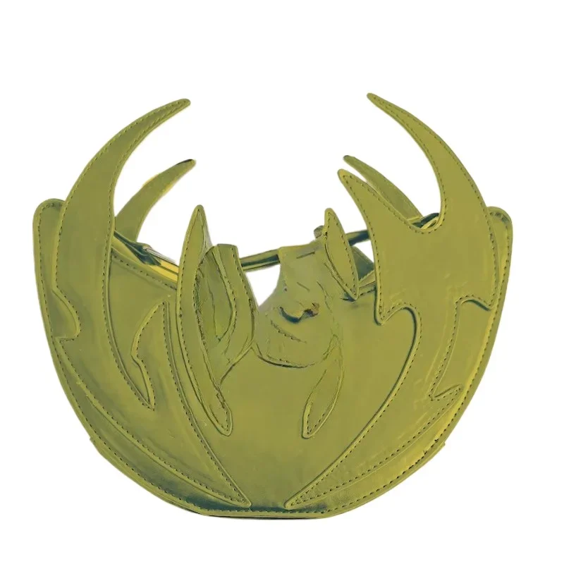 

3D Face Handbag Wallet PU Leather Zipper Round Mobile Wallet by Jackson Leather Bag