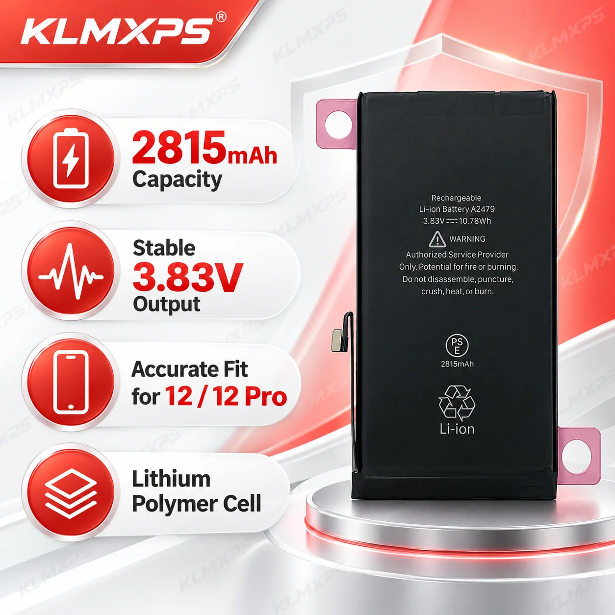 Replacement Phone Battery for iPhone 12 & 12 Pro A2172 A2403 A2341 A2406 A2407 A2408, Lithium Mobile Battery Wholesale