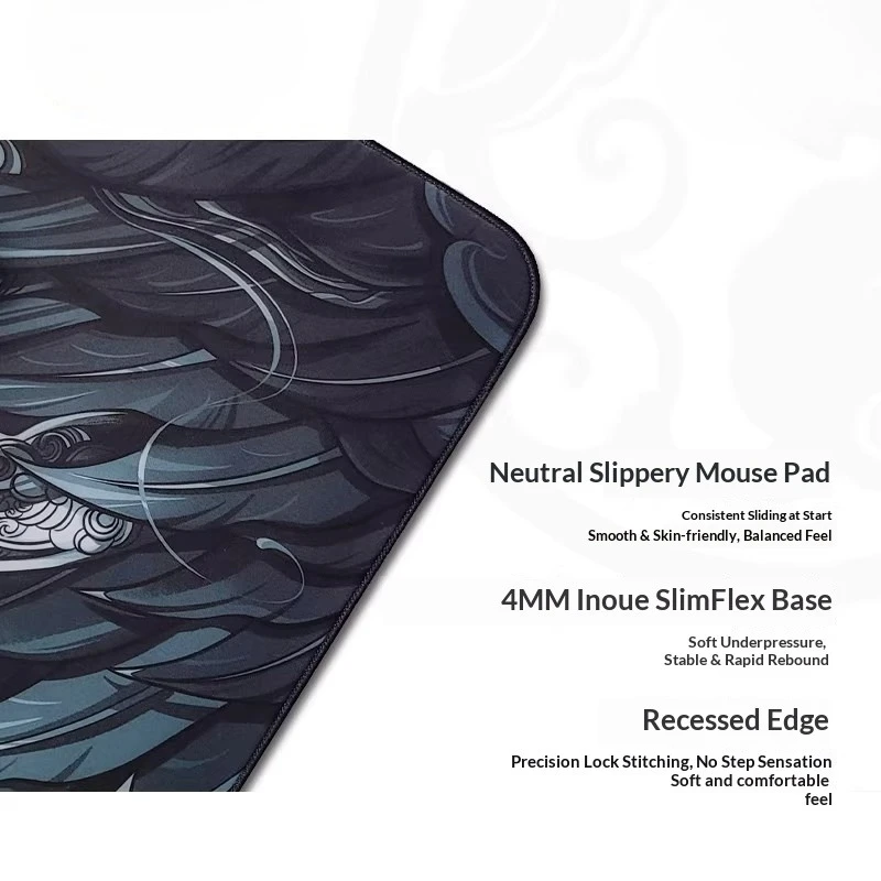 Pokey Shadow Mouse Pad, Smooth and Skin-Friendly Fine Surface Computer Gaming Mouse Pad FPS CSGO PUBG Essential Gifts