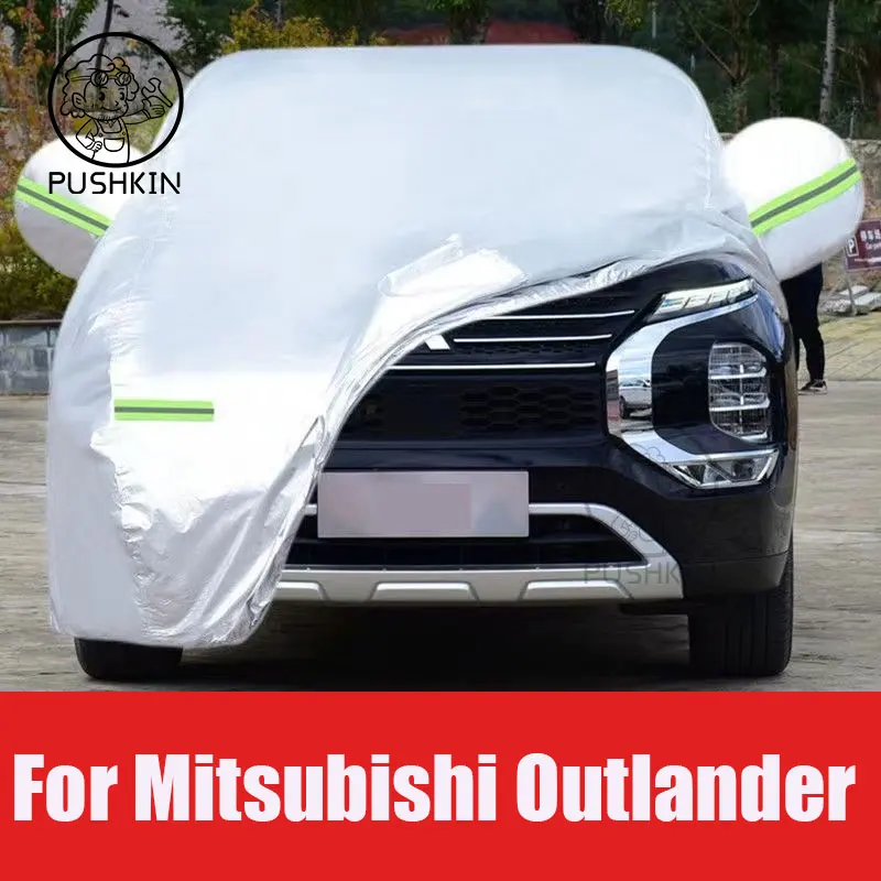 

Full Car Cover For Mitsubishi Outlander 2026 2025 2024Anti-UV Sun Shade Snow Rain Resistant Windproof Cover All Weather Suitable