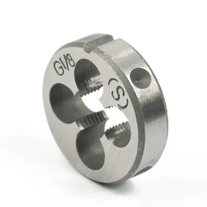 G NPT 55 °/60 ° pipe thread die 1/8 1/4 3/8 1/2 3/4 1 inch 2 inch, used as a tool for tapping external threads of water pipes