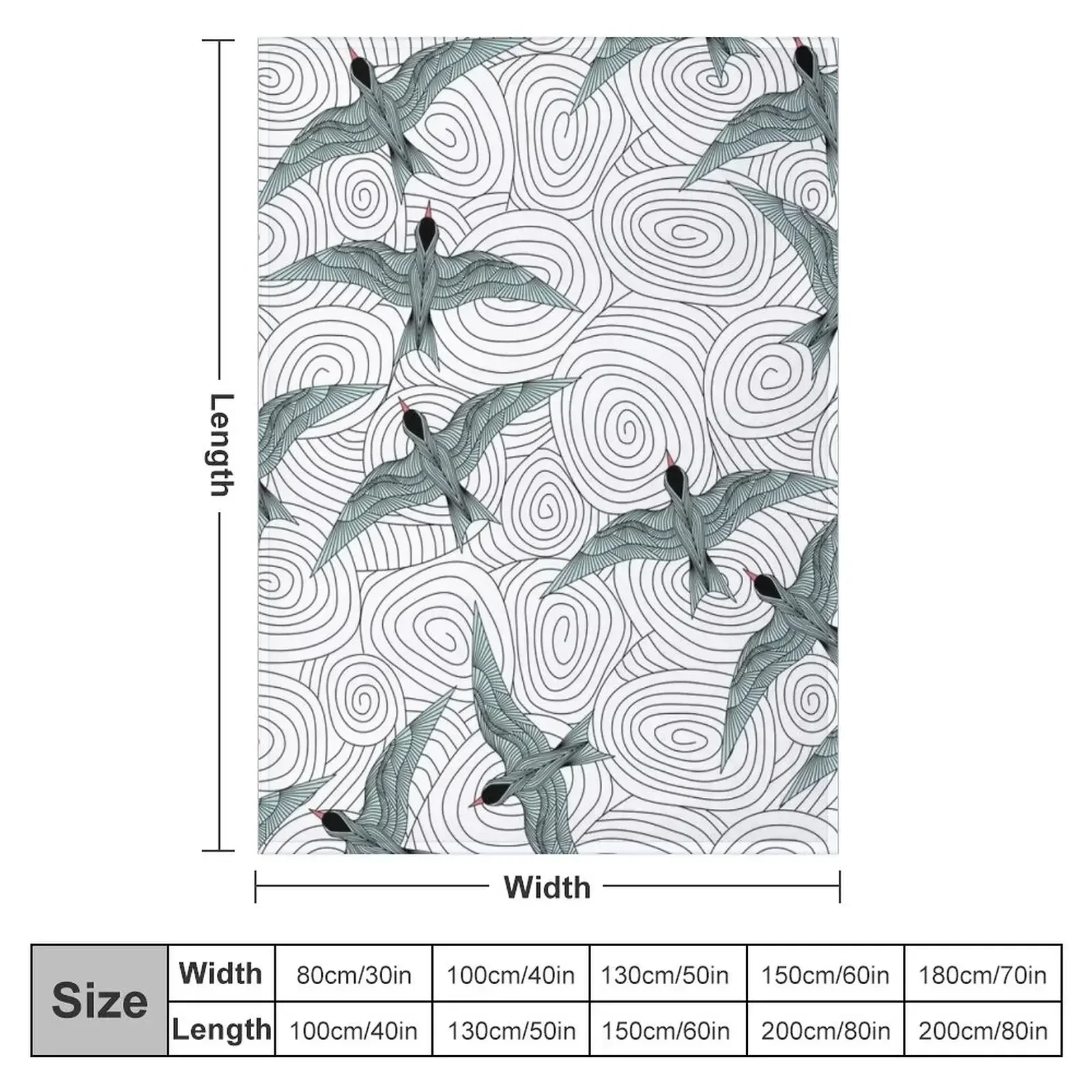 Arctic Terns Throw Blanket Luxury Brand Bed covers heavy to sleep Blankets