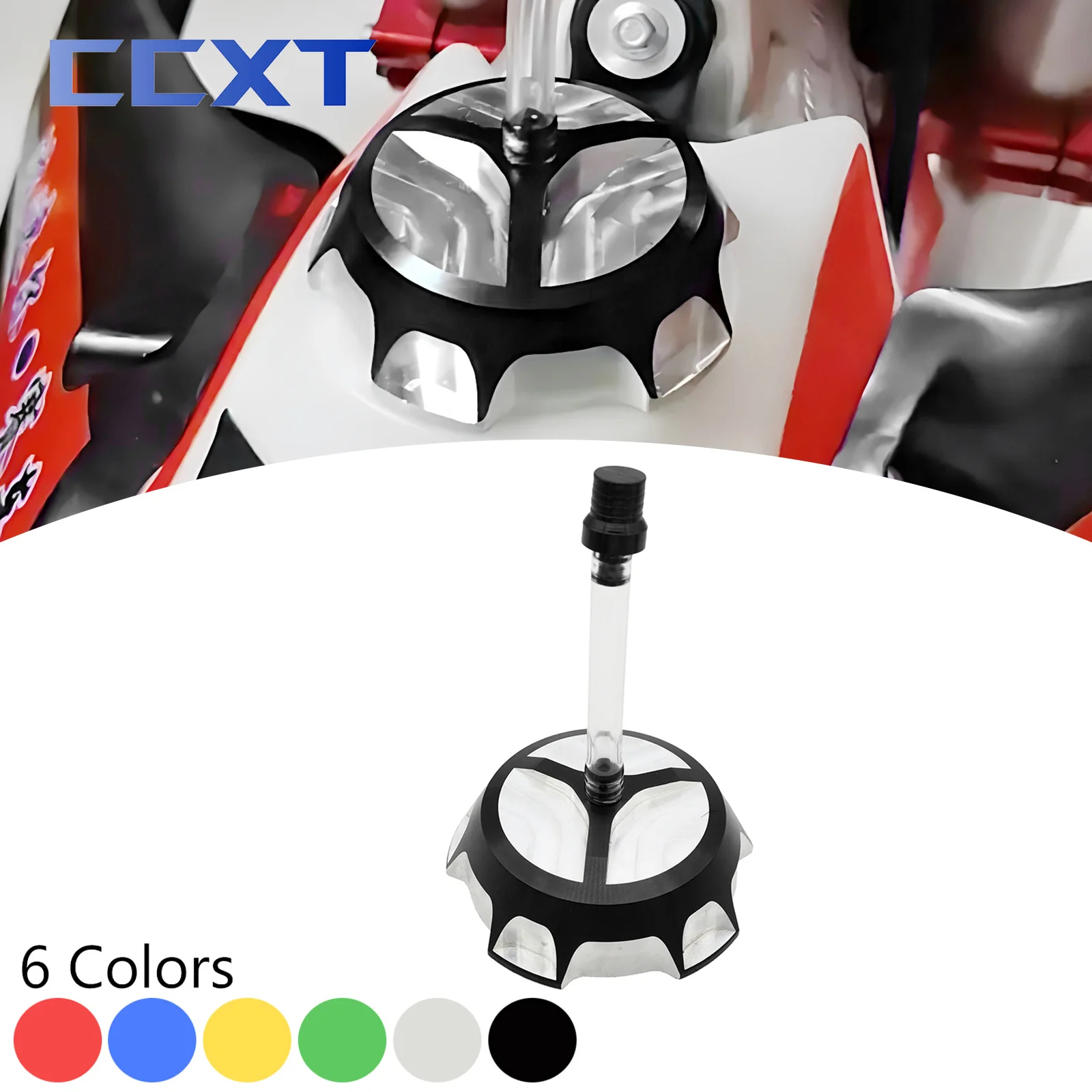 50mm CNC Aluminum Motorcycle Accessories Parts Gas Fuel Petrol Tank Cap For Dirt Bike ATV Motorcycles Motocross Parts Universal