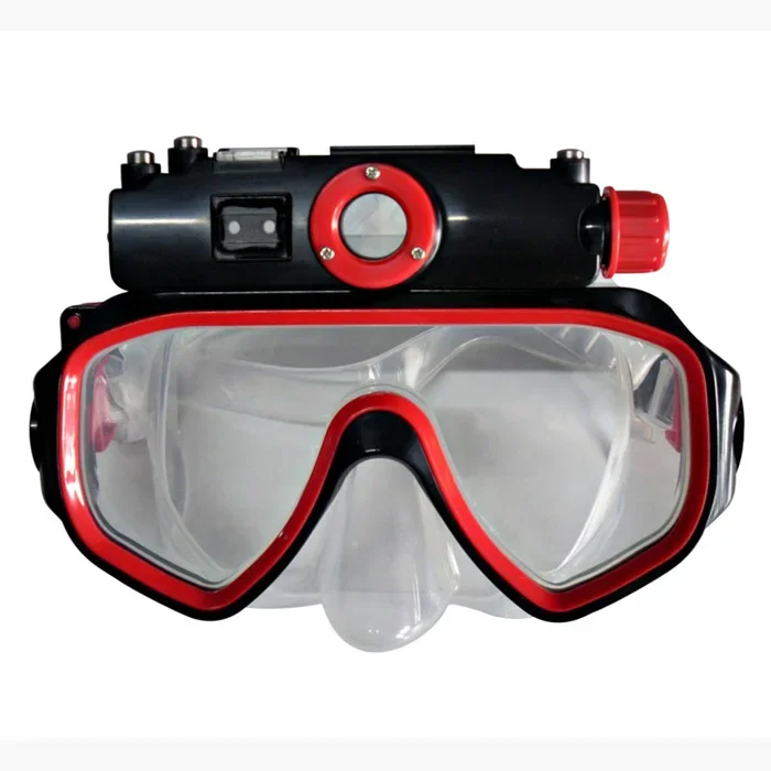 HD 720P Waterproof Sport Camera For Swimming And Diving Mask Sports DV MicroSD Card Slot LED Light Flash