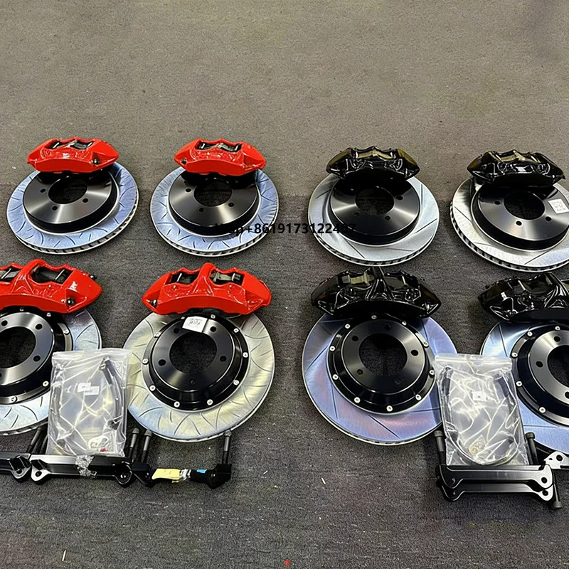 GT6 6POT and GT4 4POT Big Brake Caliper Kit with Floating Screws Performance Upgrade for Challenger Grand Cherokee  Land Cruiser