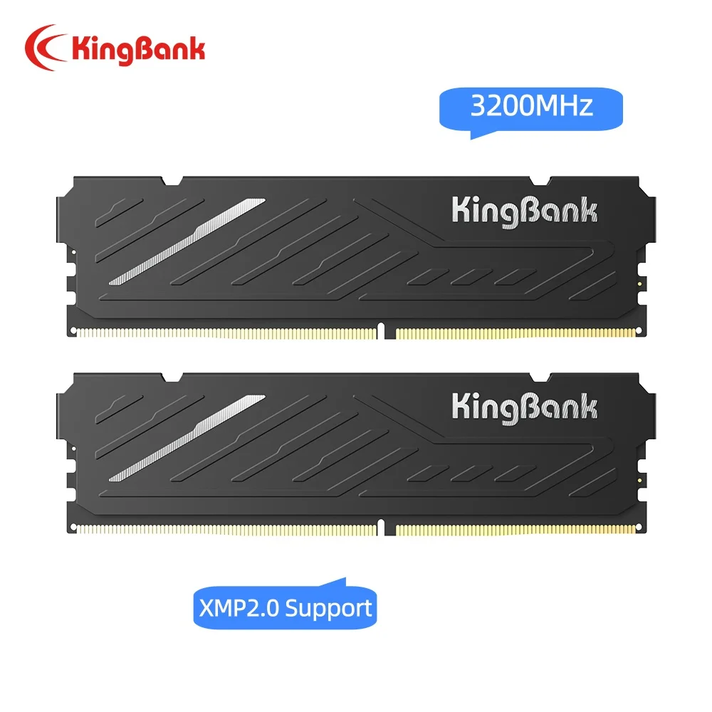 KingBank DDR4 8GB 16GB 3200MHz Intel Memory Modules XMP2.0 Desktop Gaming Memoria Rams Dual Channel for PC Motherboard 288Pin
