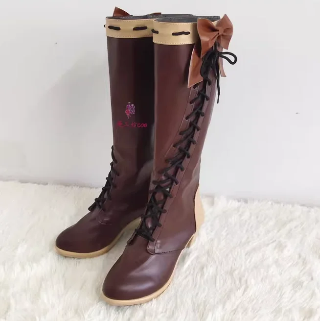 

Violet Cosplay Boot Women High Heel Shoes Lace Up
