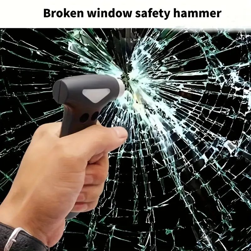 1/2/3PCS Emergency Car Safety Hammer Car Glass Broken Emergency Tool Seatbelt Cutter Window Breaker view 2