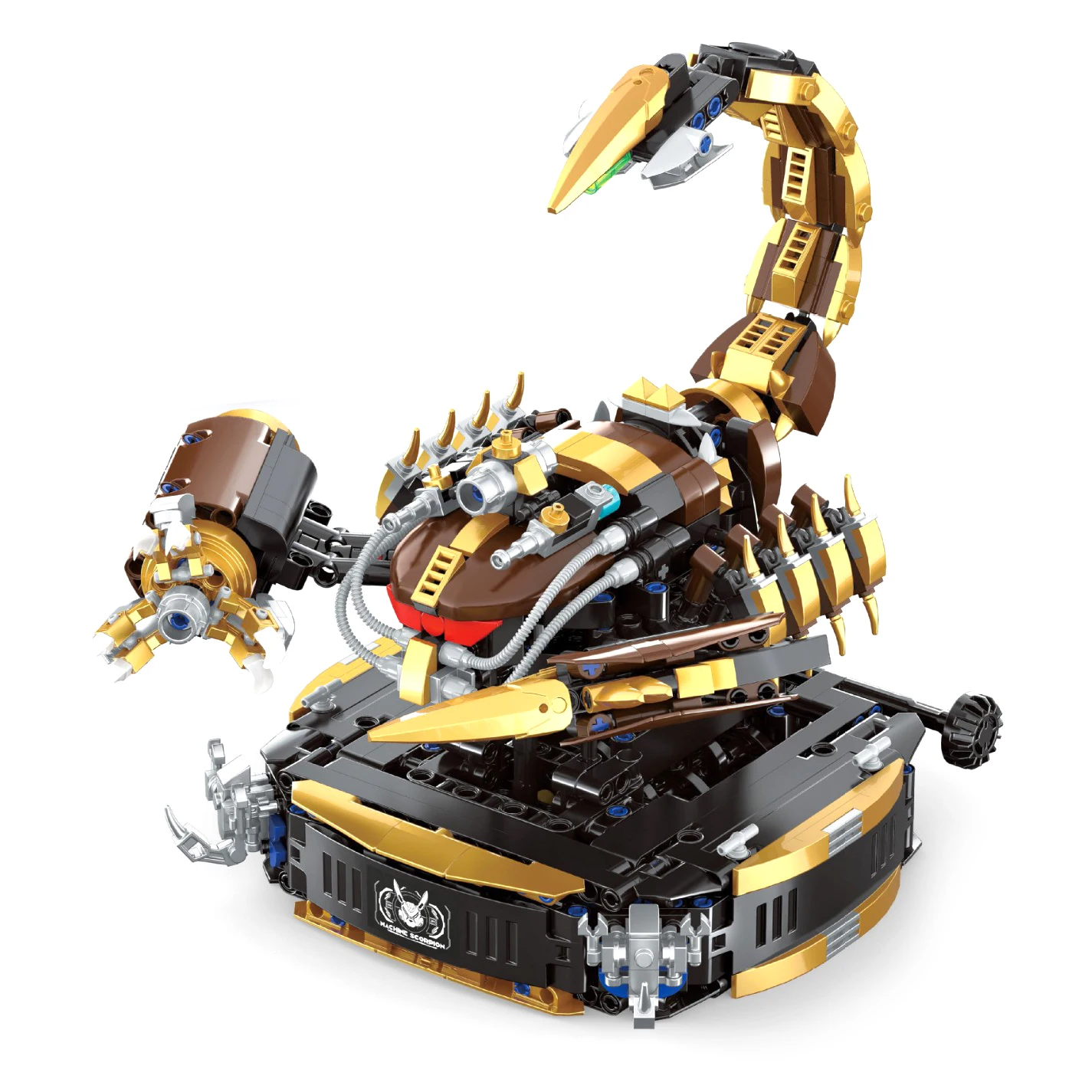 Image 7: Puzzle 3D, jouets modèles d'assemblage faits à la main, Scorpion mécanique, ornements de modèles de conception de liaison, cadeaux, XT120