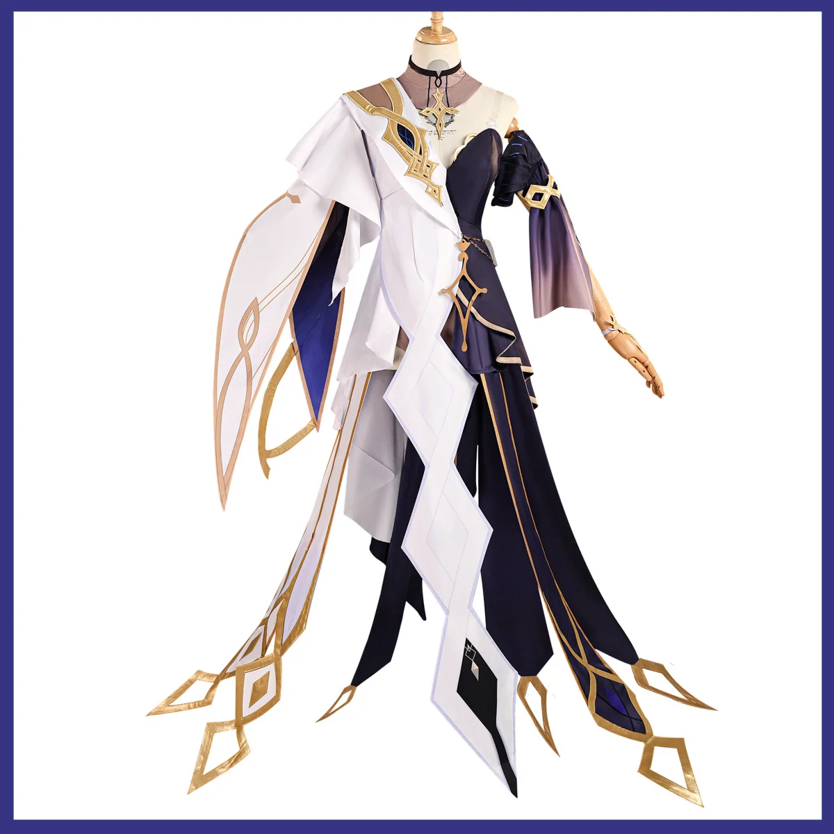 アニメゲームナベリウス・ラインドットゥールコスプレ衣装白いドレス制服その他のアクセサリーかつら女性セクシーなカーニバルパーティースーツ