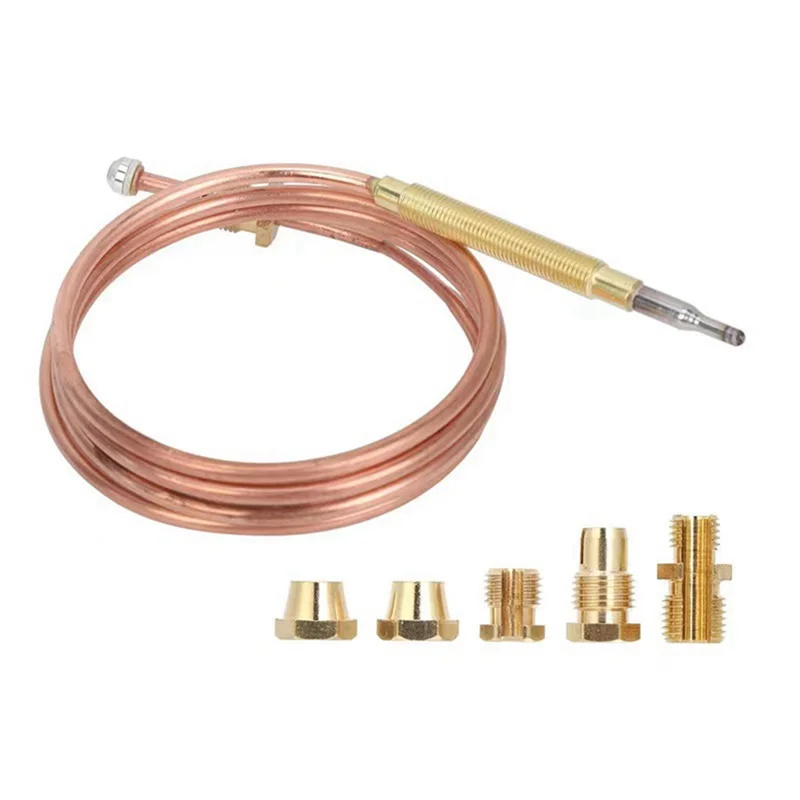 

60Cm Gas Stove Thermocouple Heater Part Burner Universal Fireplace Replace Adaptors Digital Temperature Controller