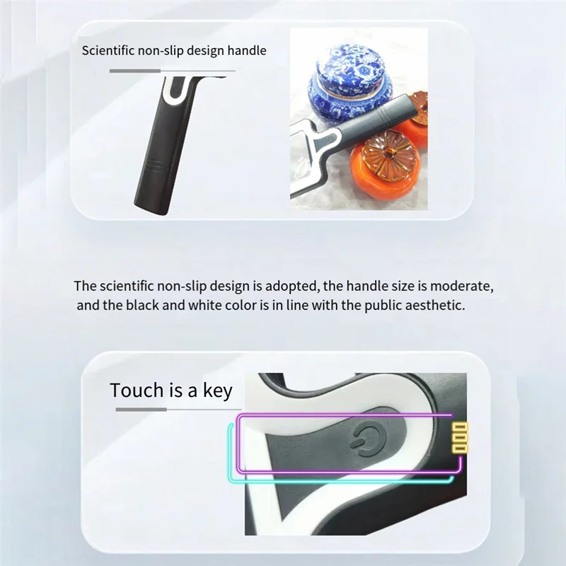 Portable Handheld 3X 10X Magnifier With LED Light For Reading Jewelers Watchmaker Repair