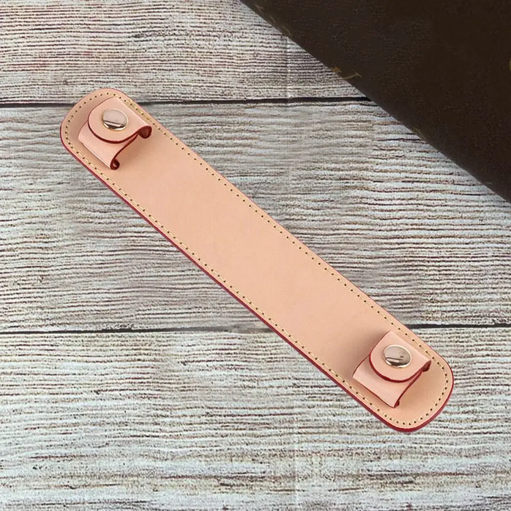 PU Leather Bag Strap Decompression Pads Portable Pressure Relief Wide Bag Handle Fixing Clip Snap Anti-slip Shopping