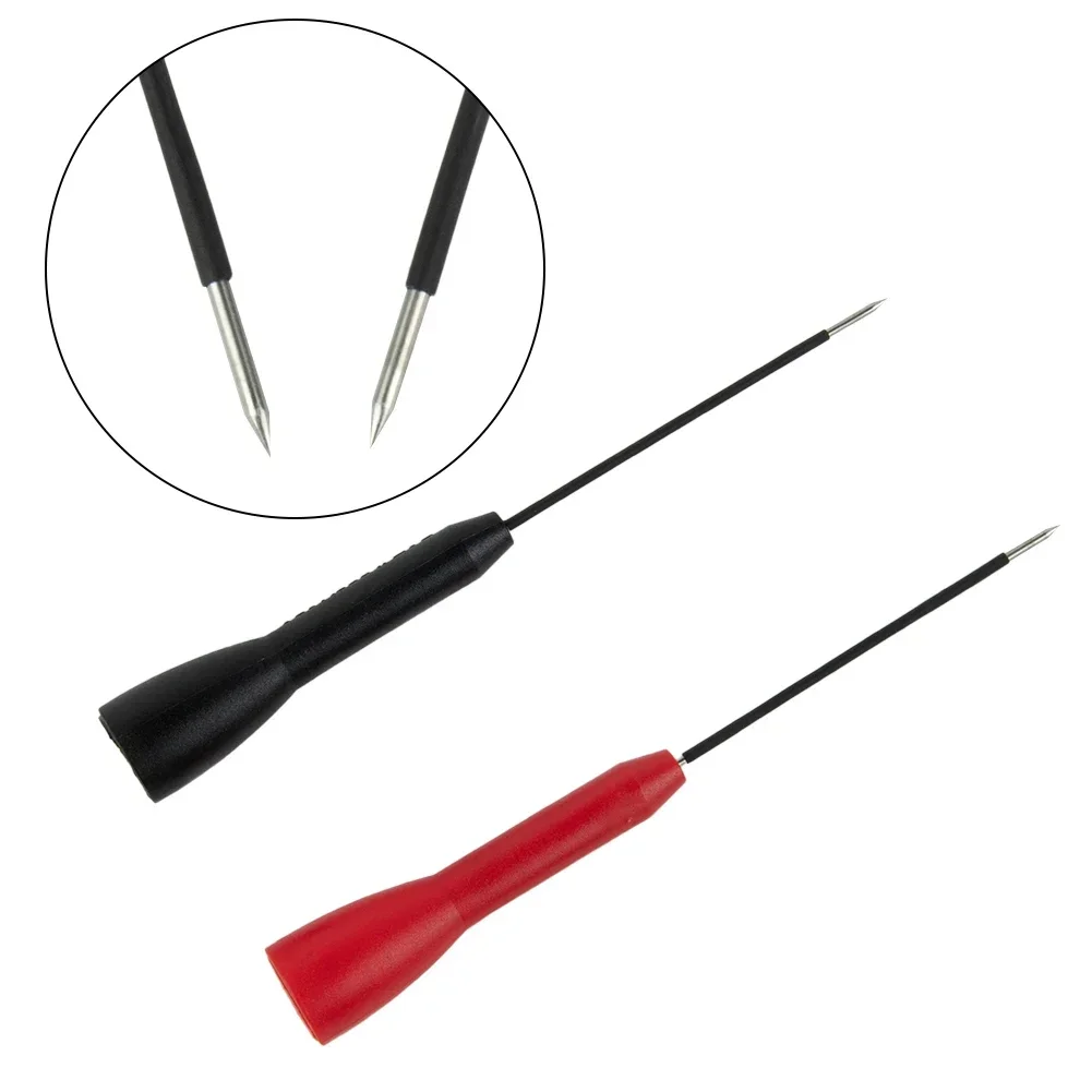 Efficient Electrical Contact with Test Probe Pins, 2Pcs Extension Back Needles for Reliable Multimeter Testing