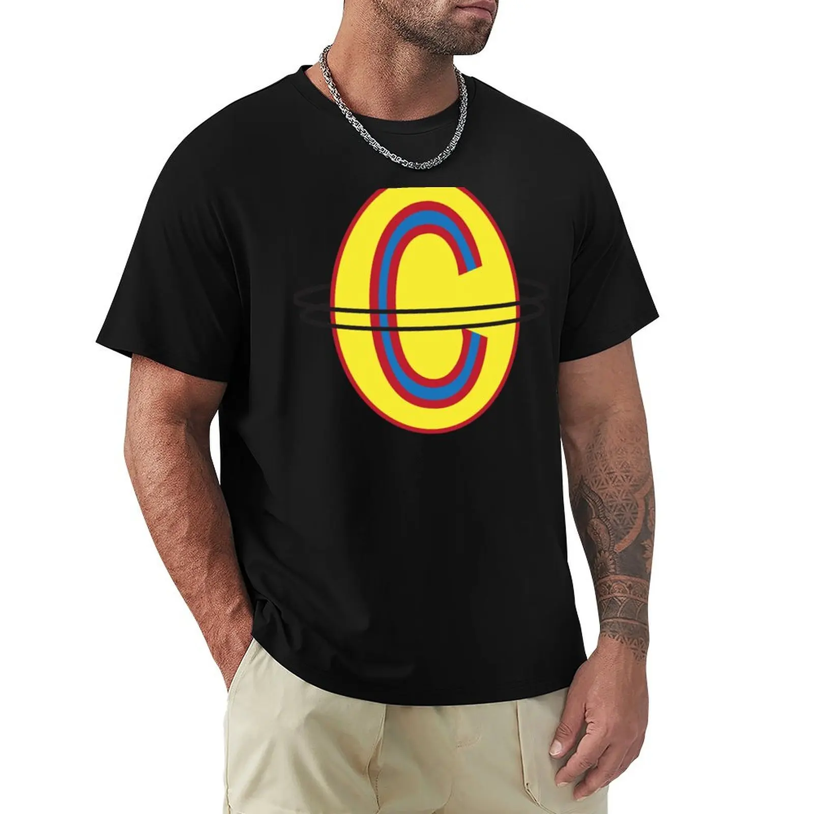Captain Save-A T-Shirt Fashion Pattern Printed Tee Shirt
