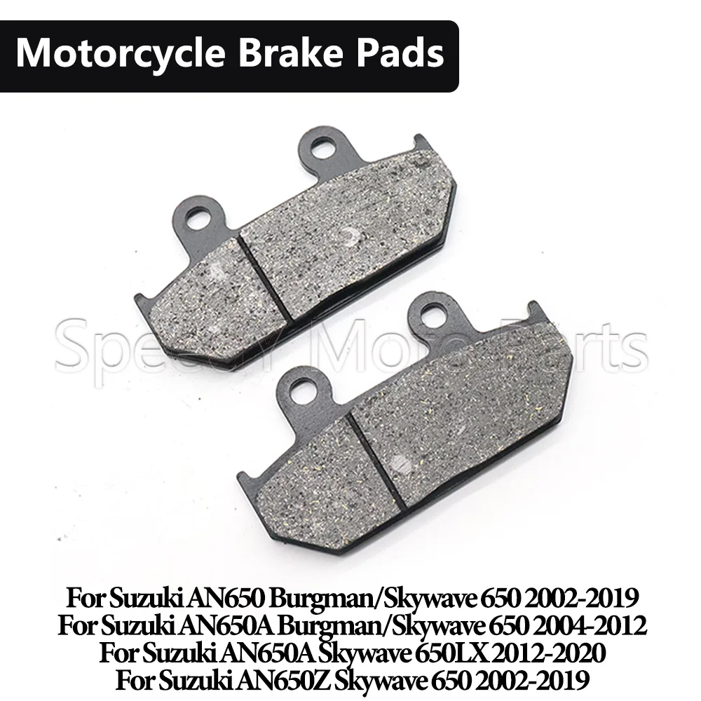 Motorcycle Rear Brake Pads Accessories For AN650 Burgman Skywave 650 LX AN 650A 650Z 2002-2014 2015 2016 2017 2018 2019 2020