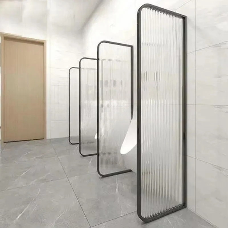 Opaque Decorative Glass Diaper Partition Screen for Commercial Projects