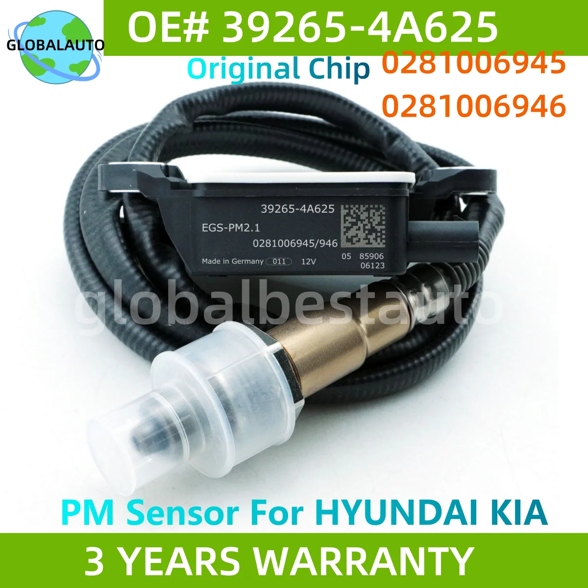 

Датчик твердых частиц (PM-сенсор) OEM 39265-4A625 39265 4A625 0281006945 0281006946 высокого качества для Hyundai Kia Bongo 3 PU 2.5 CRDI