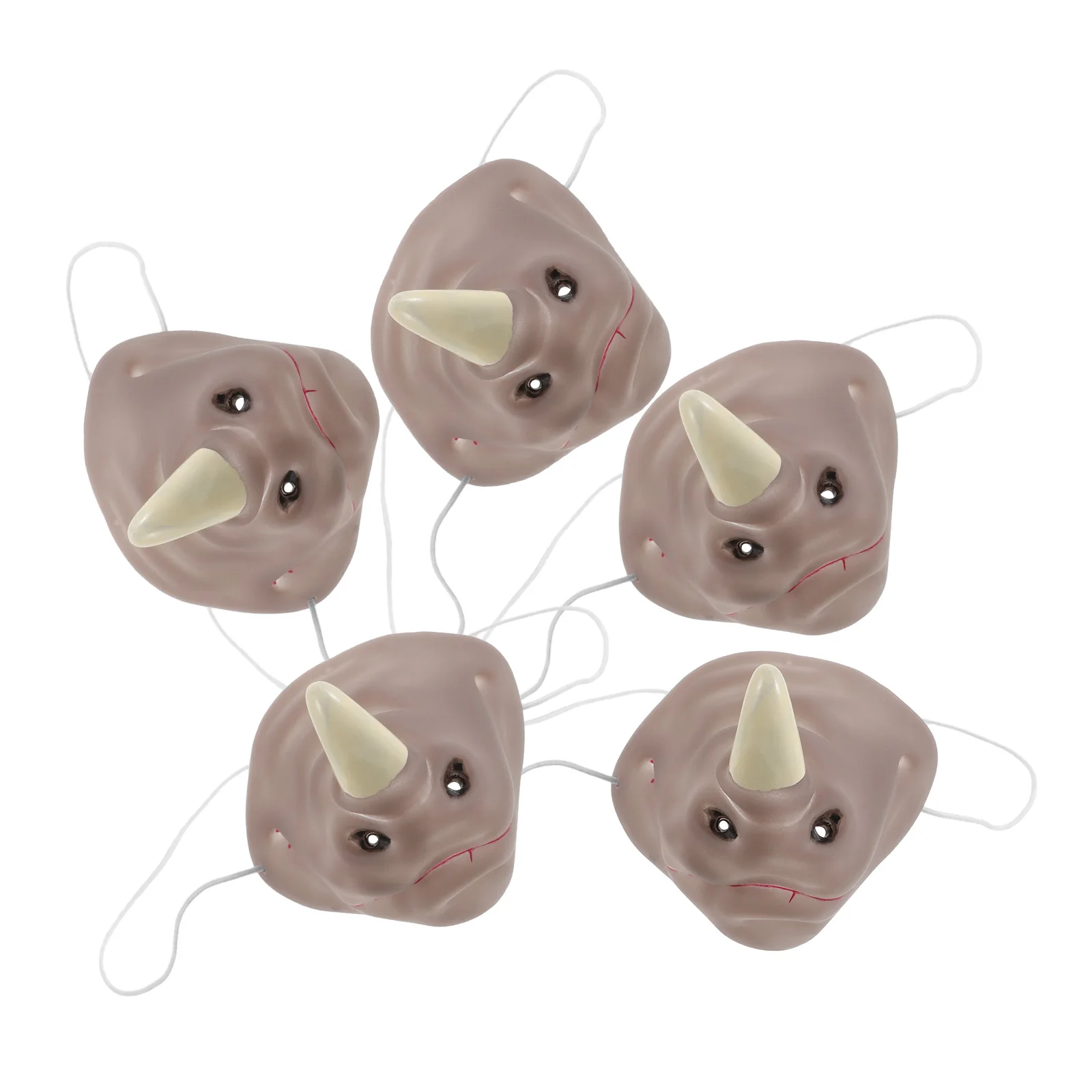 

5pcs Party Decoration Nose Clown Props Cosplay Supplies Animal Costumes Birthday Photo Booth Plastic Realistic Design
