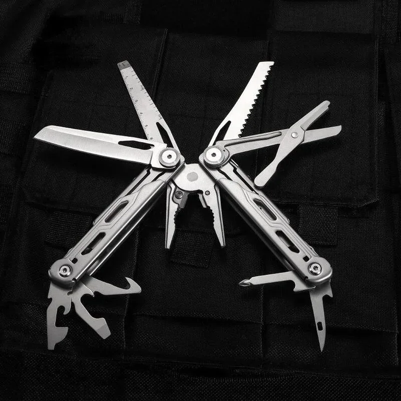 Emergency Pliers Folding Knife Multi-purpose Tool Tactical Clip Combination Survival Gear Clip Outdoor  Multi-purpose Multitool