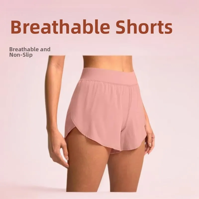 

Женская повседневная антиэкспозиционная двухсекционная спортивная одежда для бега для йоги, фитнеса, брюки длиной до футболки, детская одежда