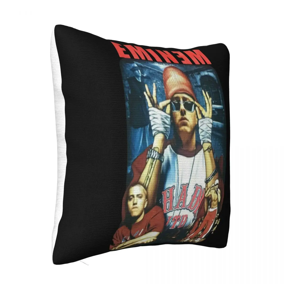 Vintage Eminem Slim Shady Cotton Black Men M To 3Xl Holiday 3D Simple Discount Summer Style Pillow Case