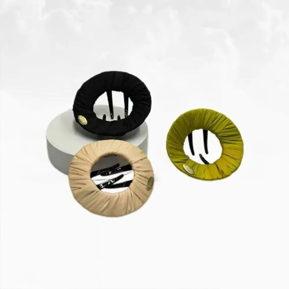 Nouvelle pince à cheveux ronde en ABS, accessoires capillaires, outil de coiffure flexible pour la position couchée et la conduite
