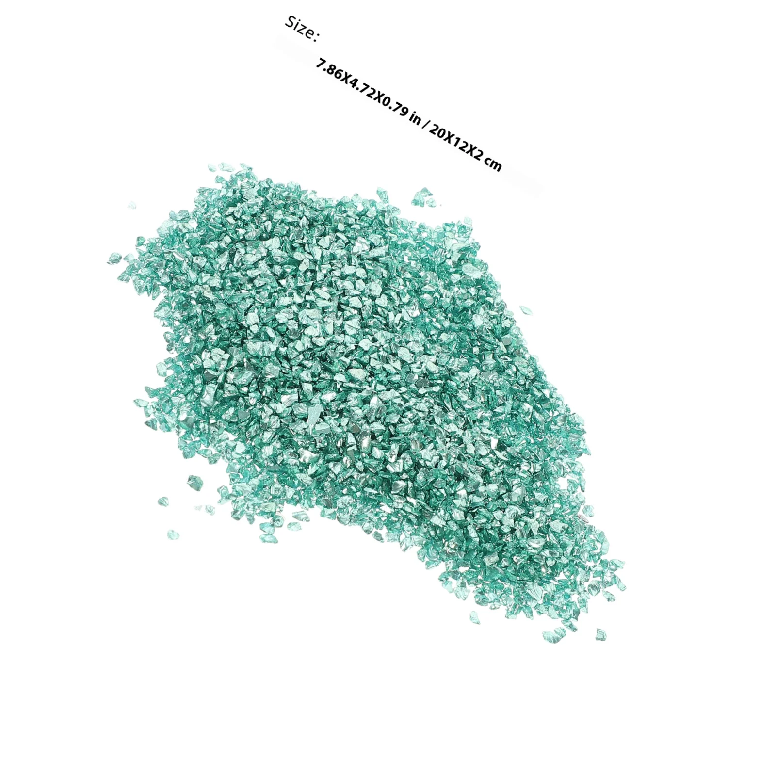 Nail Art Glass Chips Crushed Decor for Nail Art Stable Delicate Glossy Finish Unleash Creativity Crafting Filling