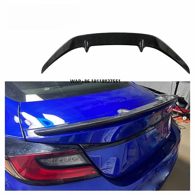 

For 2020- GR86 ZD8 Carbon Fiber STI Spoiler ZN8 BRZ ZC8 Body Kit Bumper GR 86 FPR Carbon Fiber Wing Bodykit