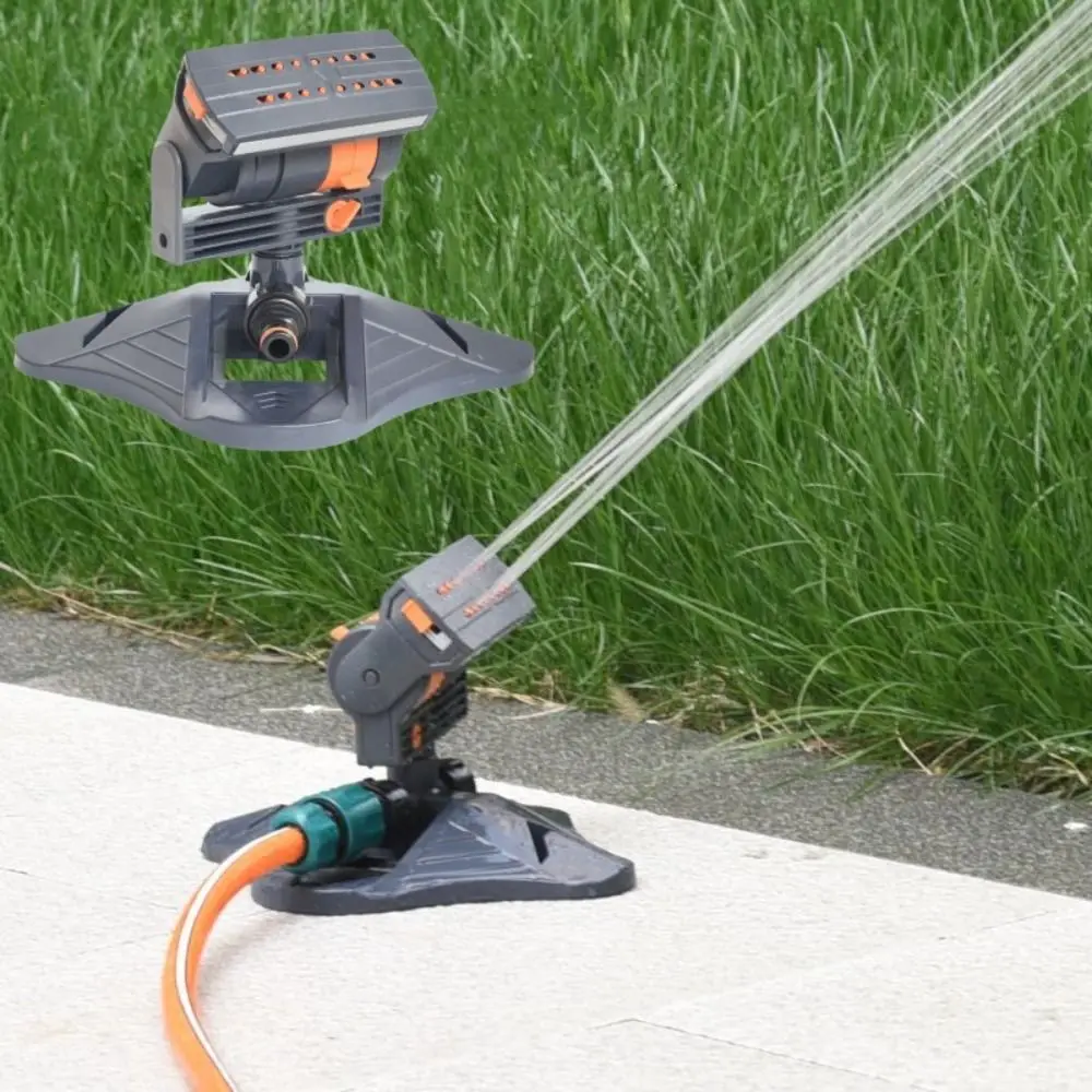 

16-hole Garden Sprinkler Automatic Irrigation System Wide Coverage Lawn Swing Sprinkler with 180° Swivel Adjustable Head