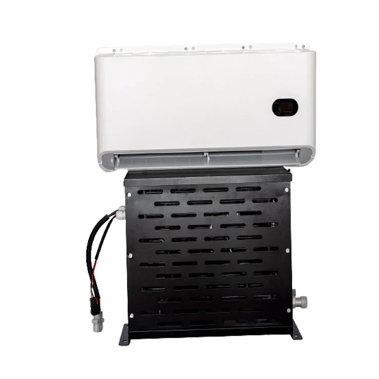 

24V 12V Mini RV Parking Air Conditioning Unit with Compressor and Condenser Square Metal Shell Thermostat for All Cars